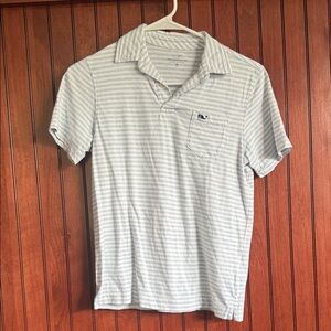 Vineyard vines Light Blue Striped Polo Shirt